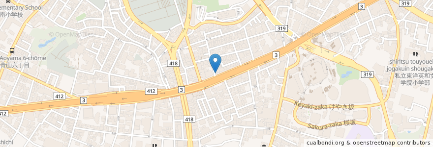 Mapa de ubicacion de ハレノヒ en Giappone, Tokyo, Minato.