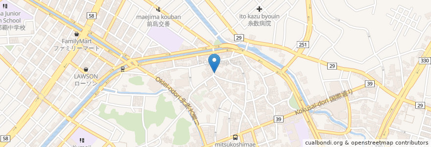 Mapa de ubicacion de ミンク en Japonya, 沖縄県, 那覇市.
