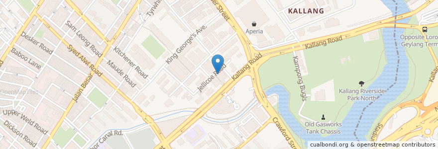 Mapa de ubicacion de Ananas Cafe en シンガポール, Central.