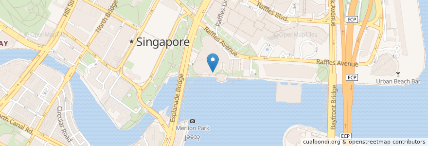 Mapa de ubicacion de No Signboard Seafood Restaurant en Singapur, Central.