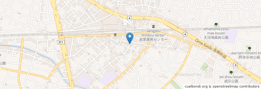 Mapa de ubicacion de イタリア亭 コロンブス en Japan, 東京都, 杉並区.