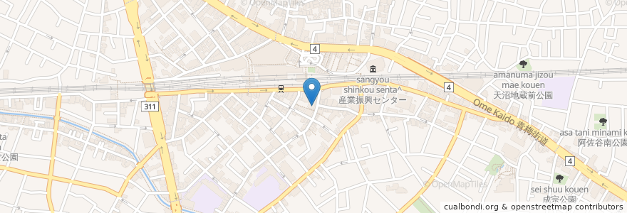 Mapa de ubicacion de Cocokarafine en Japan, Tokyo, Suginami.