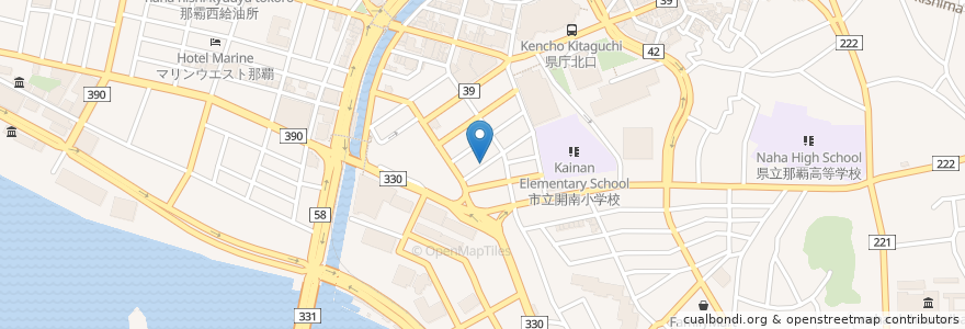 Mapa de ubicacion de Curiya en Japão, 沖縄県, 那覇市.