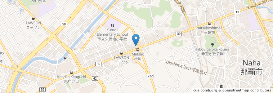 Mapa de ubicacion de 海邦銀行 en Japan, 沖縄県, 那覇市.