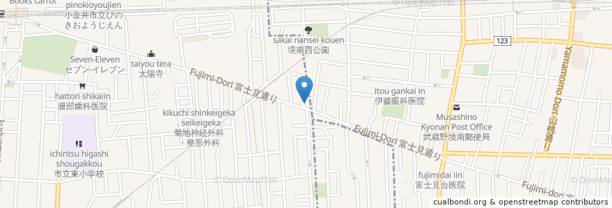 Mapa de ubicacion de ナビパーク境南町第2 en 日本, 東京都.