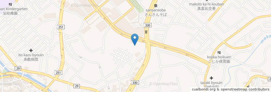Mapa de ubicacion de カトリック安里教会 en ژاپن, 沖縄県, 那覇市.