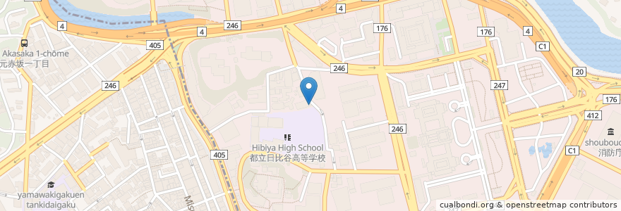 Mapa de ubicacion de シーボニア en 日本, 東京都.