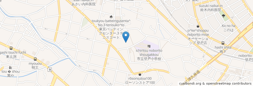 Mapa de ubicacion de 長念寺 en Япония, Канагава, Кавасаки, Тама.