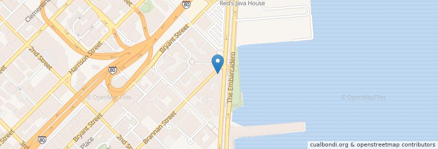 Mapa de ubicacion de Delancey Street Restaurant en 美利坚合众国/美利堅合眾國, 加利福尼亚州/加利福尼亞州, 旧金山市县/三藩市市縣/舊金山市郡, 旧金山.