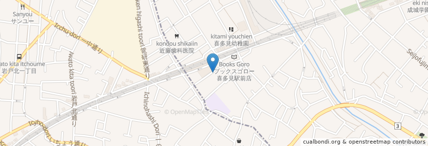 Mapa de ubicacion de ドトールコーヒーショップ en اليابان, 東京都, 狛江市.