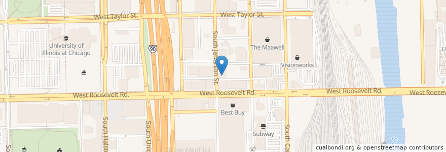 Mapa de ubicacion de Manny’s Cafeteria and Delicatessen en الولايات المتّحدة الأمريكيّة, إلينوي, شيكاغو.