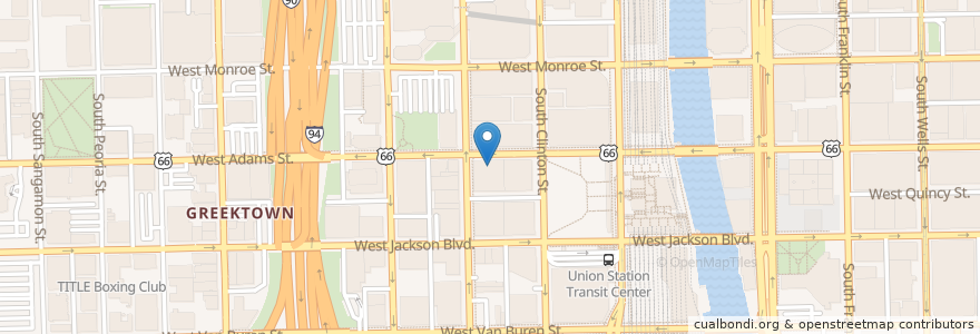 Mapa de ubicacion de Stuart School of Business en アメリカ合衆国, イリノイ州, シカゴ.