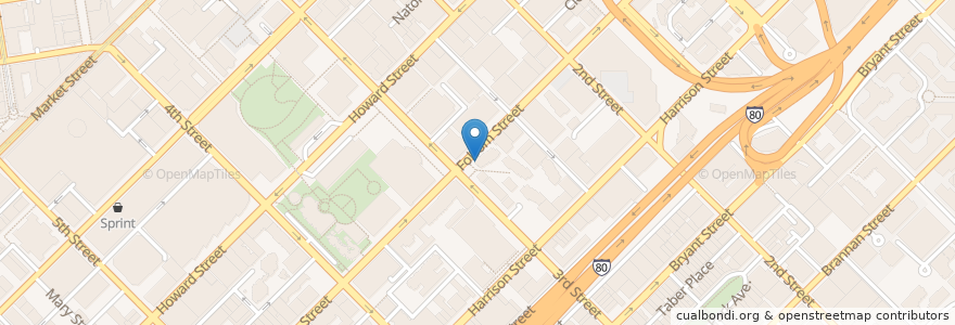 Mapa de ubicacion de What's Up Dog! en Соединённые Штаты Америки, Калифорния, Сан-Франциско, San Francisco.