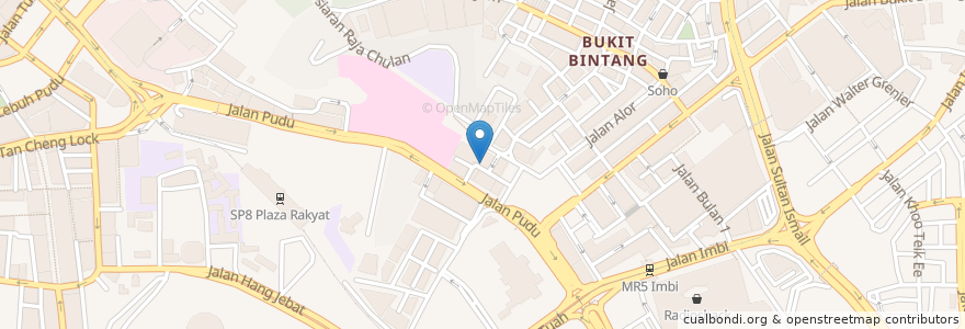 Mapa de ubicacion de Blue Boy Vegetarian Restaurant en Malaysia, Selangor, Kuala Lumpur.