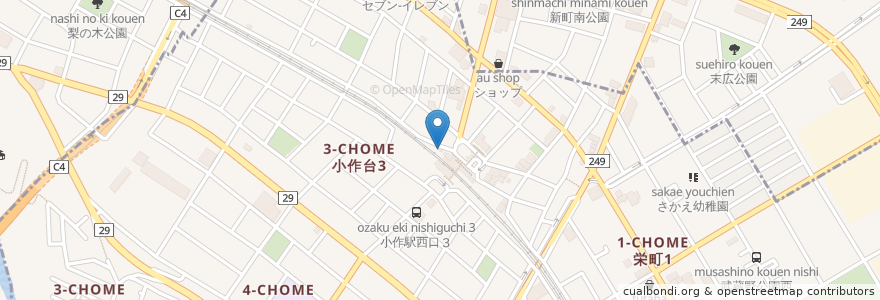Mapa de ubicacion de 金刀比羅神社 en 일본, 도쿄도, 青梅市, 羽村市.