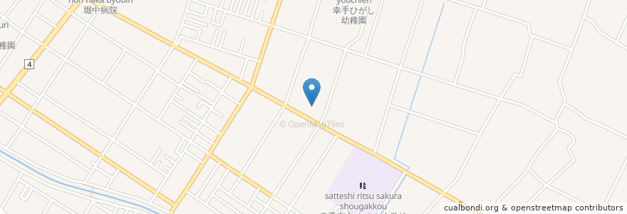 Mapa de ubicacion de 幸手市立児童館 en Япония, Сайтама, Сатте.