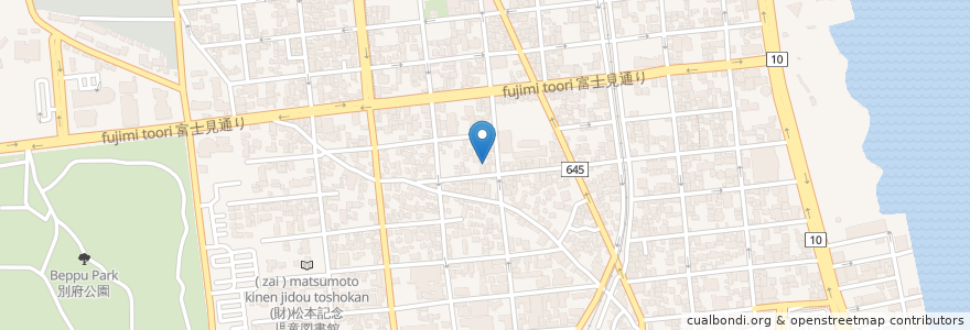 Mapa de ubicacion de 永生会母子ホーム en 日本, 大分県, 別府市.