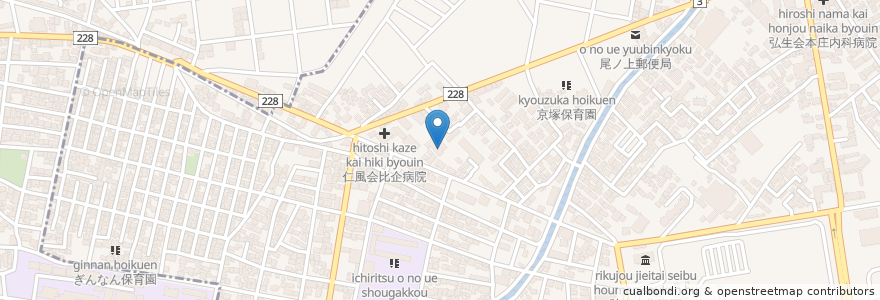 Mapa de ubicacion de ケアハウスまほろば en Japan, Präfektur Kumamoto, 熊本市, 東区.