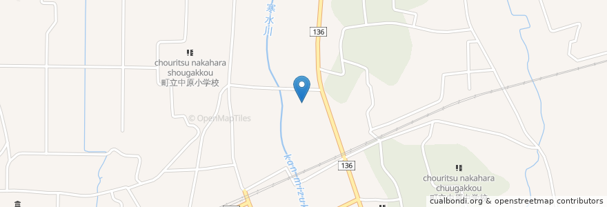 Mapa de ubicacion de 中原町・東脊振村在宅介護支援センター en 일본, 사가현, 三養基郡, みやき町.