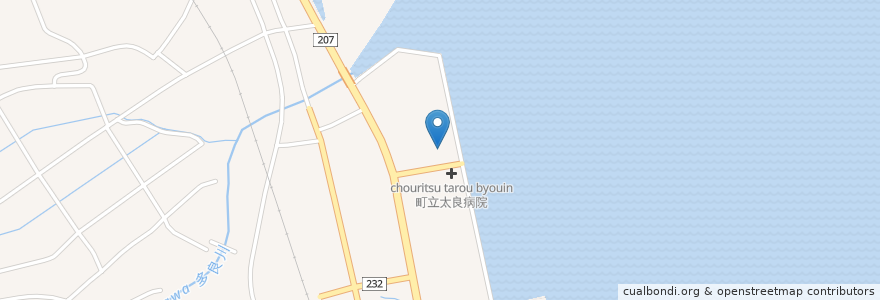 Mapa de ubicacion de 社会福祉法人光風会　光風荘 en Jepun, 佐賀県, 藤津郡, 太良町.
