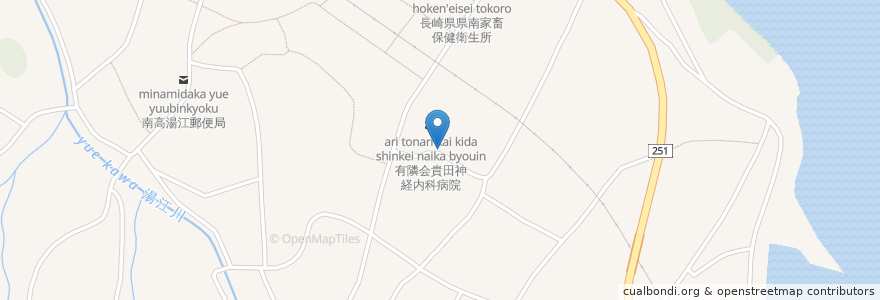 Mapa de ubicacion de 社会福祉法人勝光会　白光苑 en 日本, 長崎県, 島原市.