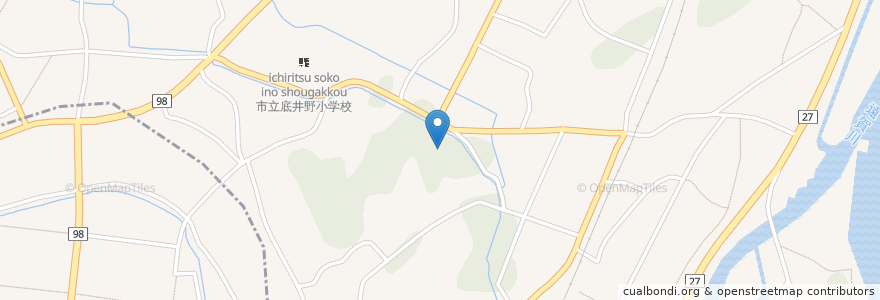 Mapa de ubicacion de なのみ園 en ژاپن, 福岡県, 中間市.