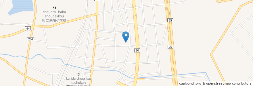 Mapa de ubicacion de 健和会京町病院 en Japão, 福岡県, 京都郡, 苅田町.
