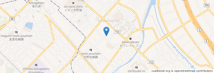 Mapa de ubicacion de 婦人保護施設福岡婦人寮 en 日本, 福岡県, 大野城市.