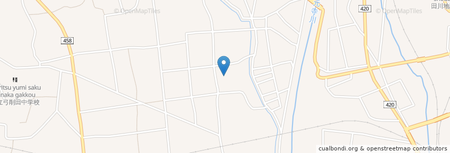 Mapa de ubicacion de 実りの里在宅介護支援センター en 日本, 福岡県, 田川市.