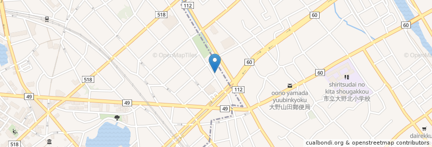 Mapa de ubicacion de 春町公園集会所老人いこいの家 en Japan, Fukuoka Prefecture, Onojo.