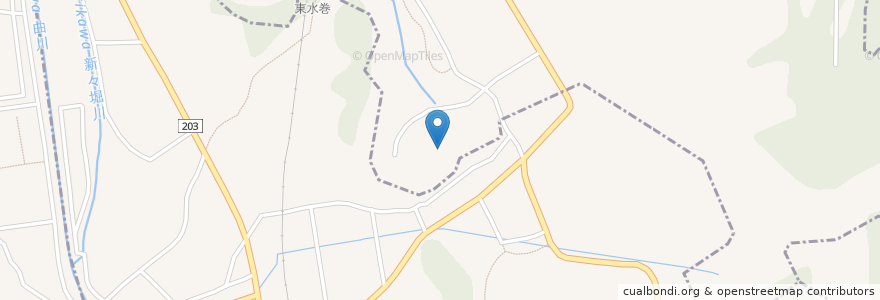 Mapa de ubicacion de 松快園ケアハウス豊の里 en اليابان, محافظة فوكوكا, 中間市, 水巻町.