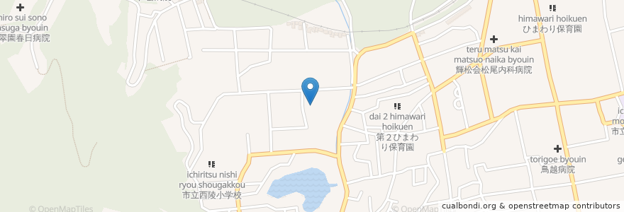 Mapa de ubicacion de 桜ガーデン生の松原 en Japon, Préfecture De Fukuoka, 福岡市, 西区.