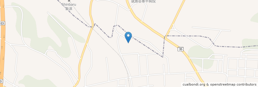 Mapa de ubicacion de 浦田児童遊園 en 日本, 福岡県, 糟屋郡, 宇美町.
