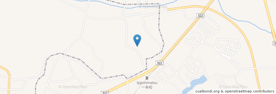 Mapa de ubicacion de 社会福祉法人むつみ会　むつみ園 en Japonya, 福岡県, 田川郡, 香春町.