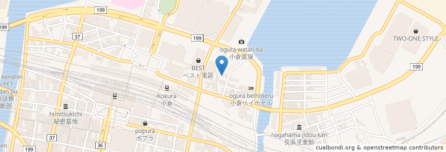 Mapa de ubicacion de 社会福祉法人北九州精神保健福祉事業協会北九州市立浅野社会復帰センター en Japan, Fukuoka Prefecture, Kitakyushu, Kokura-Kita Ward.