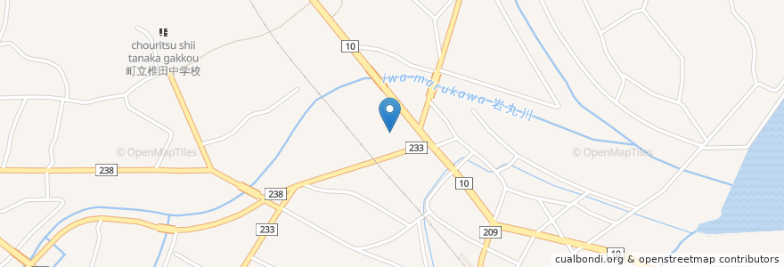 Mapa de ubicacion de 船田第３子ども広場 en Japan, Präfektur Fukuoka, 築上郡, 築上町.