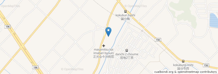 Mapa de ubicacion de しまなみ en 日本, 愛媛県, 今治市.