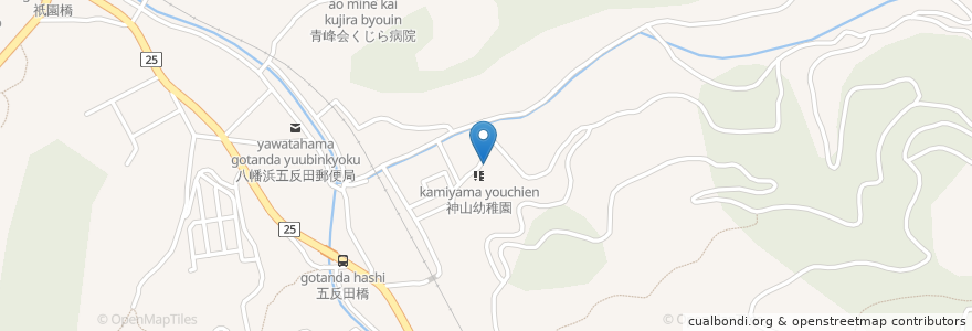 Mapa de ubicacion de アロマホーム en Japon, Préfecture D'Ehime, 八幡浜市.