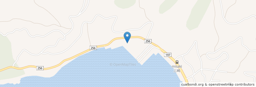 Mapa de ubicacion de 三崎町老人福祉センター en ژاپن, 愛媛県, 西宇和郡, 伊方町.