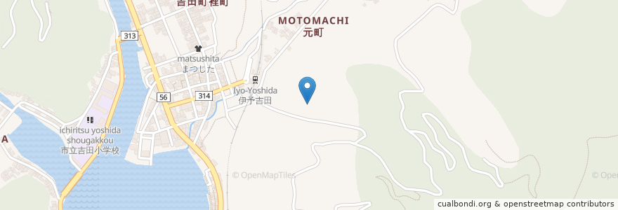 Mapa de ubicacion de 在宅介護支援センターサンランド en 일본, 에히메현, 에히메현.