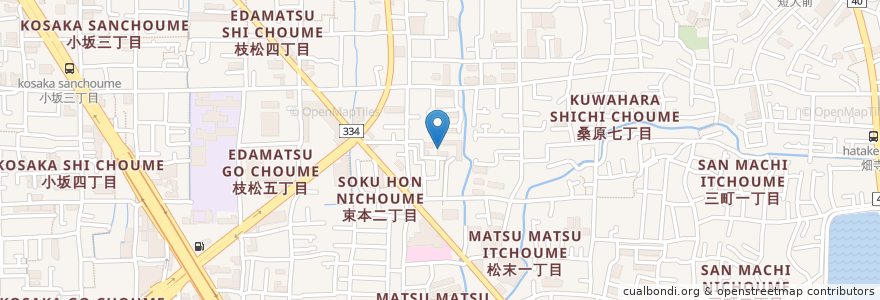 Mapa de ubicacion de 愛媛慈恵会 en Jepun, 愛媛県, 松山市.