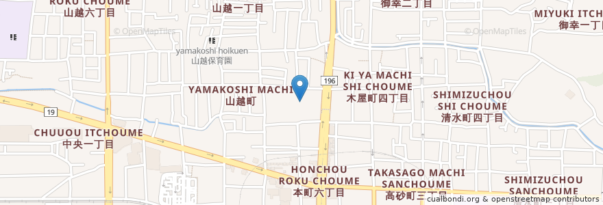 Mapa de ubicacion de 愛媛整肢療護園 en Giappone, Prefettura Di Ehime, 松山市.