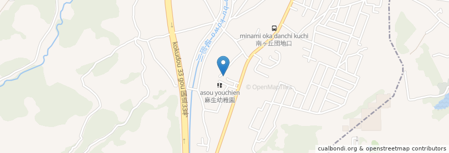 Mapa de ubicacion de 砥部町老人憩の家 en Japão, 愛媛県, 伊予郡, 砥部町.