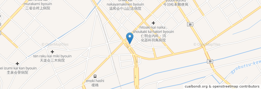 Mapa de ubicacion de 蔵敷児童遊園 en Japan, 愛媛県, 今治市.
