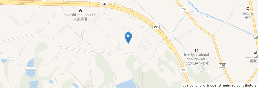 Mapa de ubicacion de 養護老人ホーム桜井荘 en اليابان, 愛媛県, إيمباري.