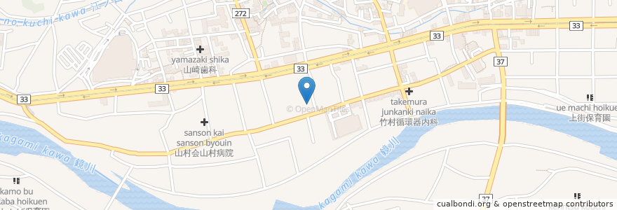 Mapa de ubicacion de 高知市身体障害者通所授産所 en Japan, 高知県, 高知市.