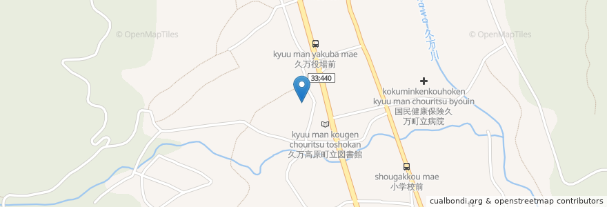 Mapa de ubicacion de ＮＩＫＯＮＩＫＯ館 en Jepun, 愛媛県, 上浮穴郡, 久万高原町.