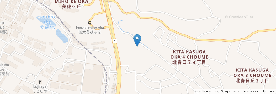 Mapa de ubicacion de 春日丘荘在宅介護支援センター en Japão, 大阪府, 吹田市.