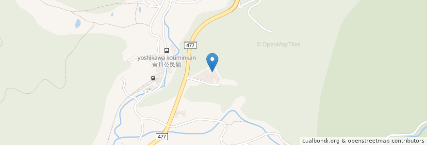 Mapa de ubicacion de 社会福祉法人桃林会　特別養護老人ホーム祥雲館 en Япония, Осака, 豊能郡, 豊能町.