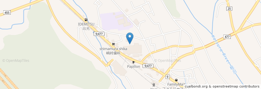 Mapa de ubicacion de 公立南丹病院 en 日本, 京都府, 南丹市.